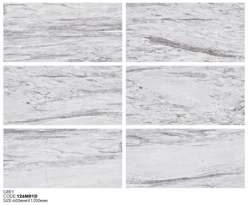GRAY COLOR MORDEN STYLE  MARBLE PORCELAIN TILE 600X1200MM